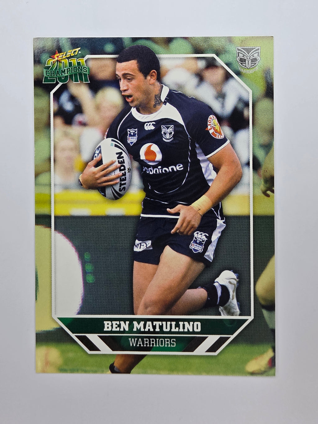 NRL 2011 Champions Base Card #179 Ben Matulino New Zealand Warriors