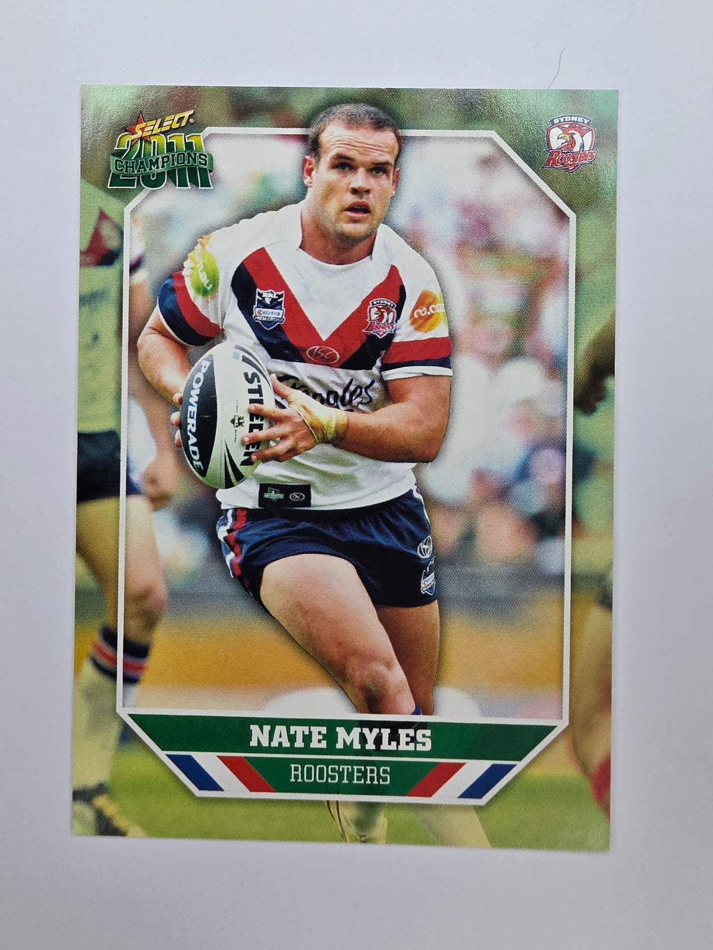 NRL 2011 Champions Base Card #168 Nate Myles Sydney Roosters
