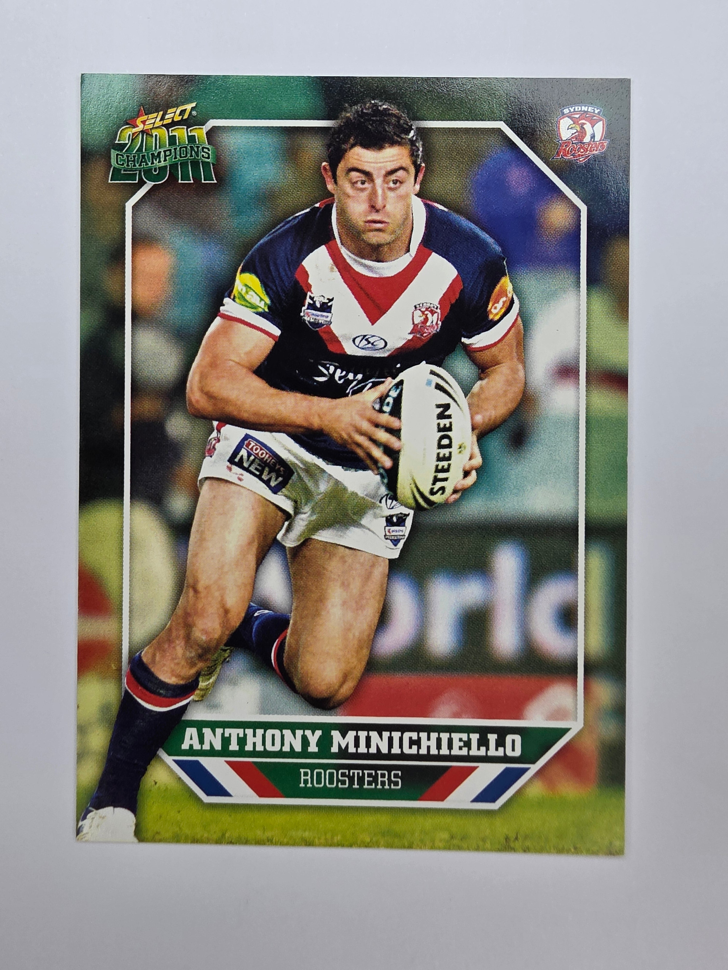 NRL 2011 Champions Base Card #167 Anthony Minichiello Sydney Roosters