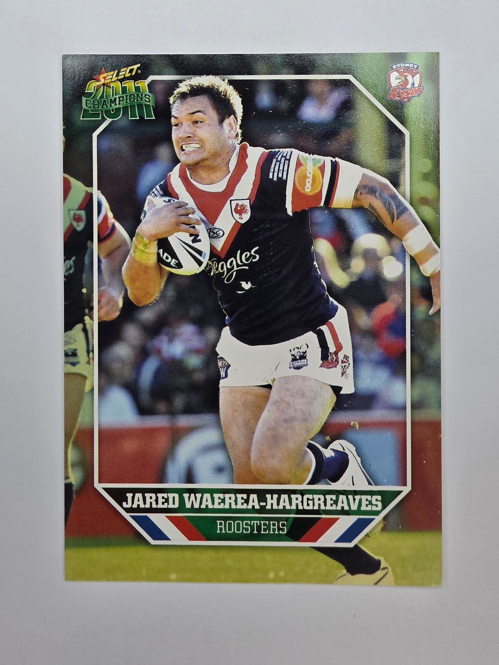 NRL 2011 Champions Base Card #164 Jared Waerea-Hargreaves Sydney Roosters