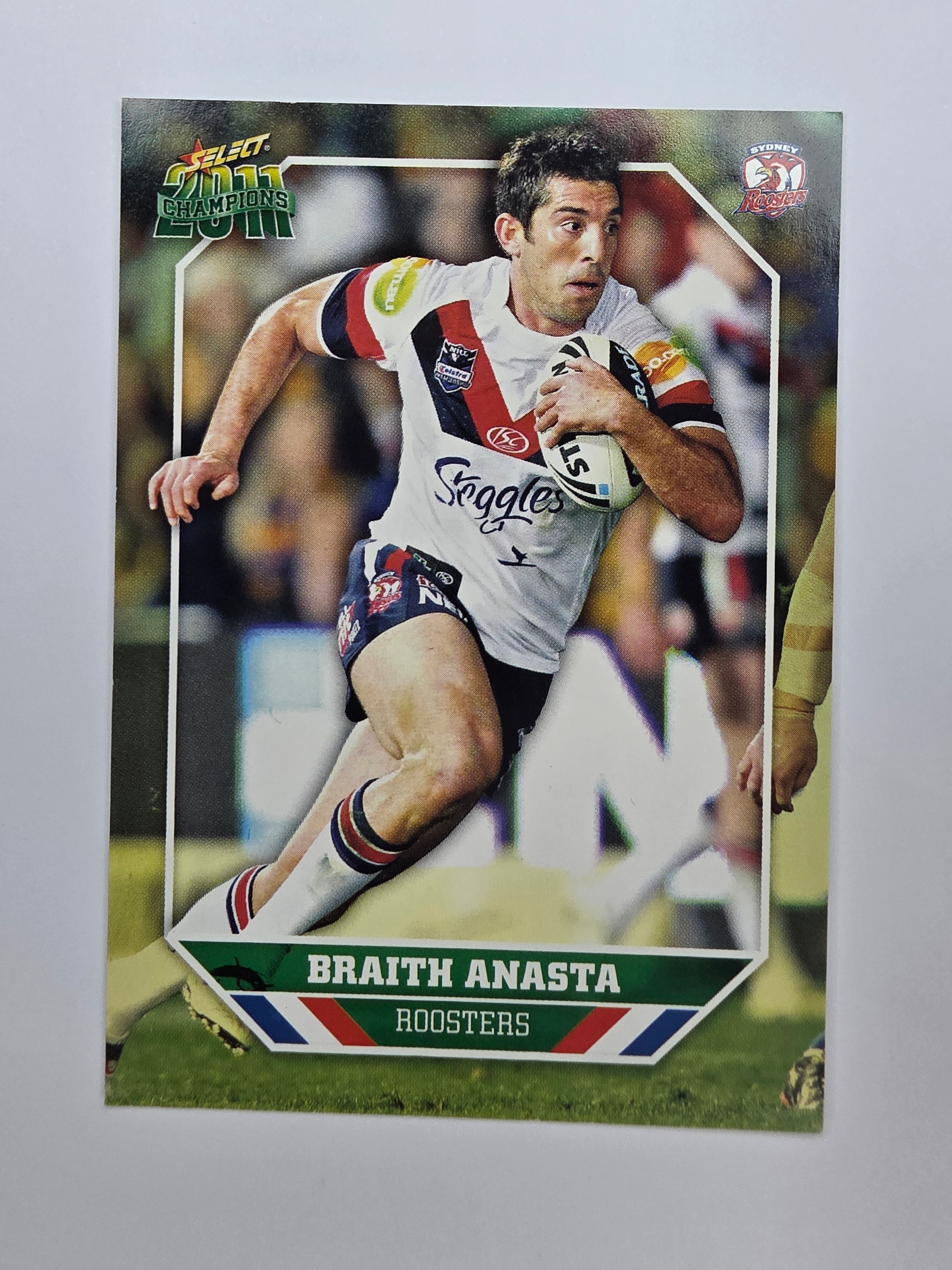 NRL 2011 Champions Base Card #161 Braith Anasta Sydney Roosters