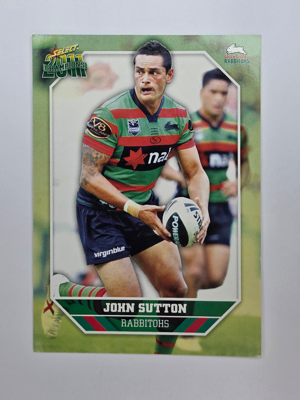 NRL 2011 Champions Base Card #159 John Sutton South Sydney Rabbitohs