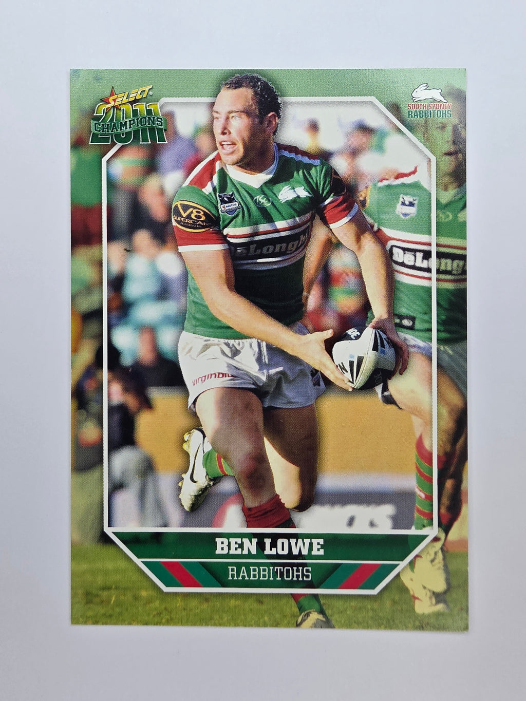 NRL 2011 Champions Base Card #158 Ben Lowe South Sydney Rabbitohs