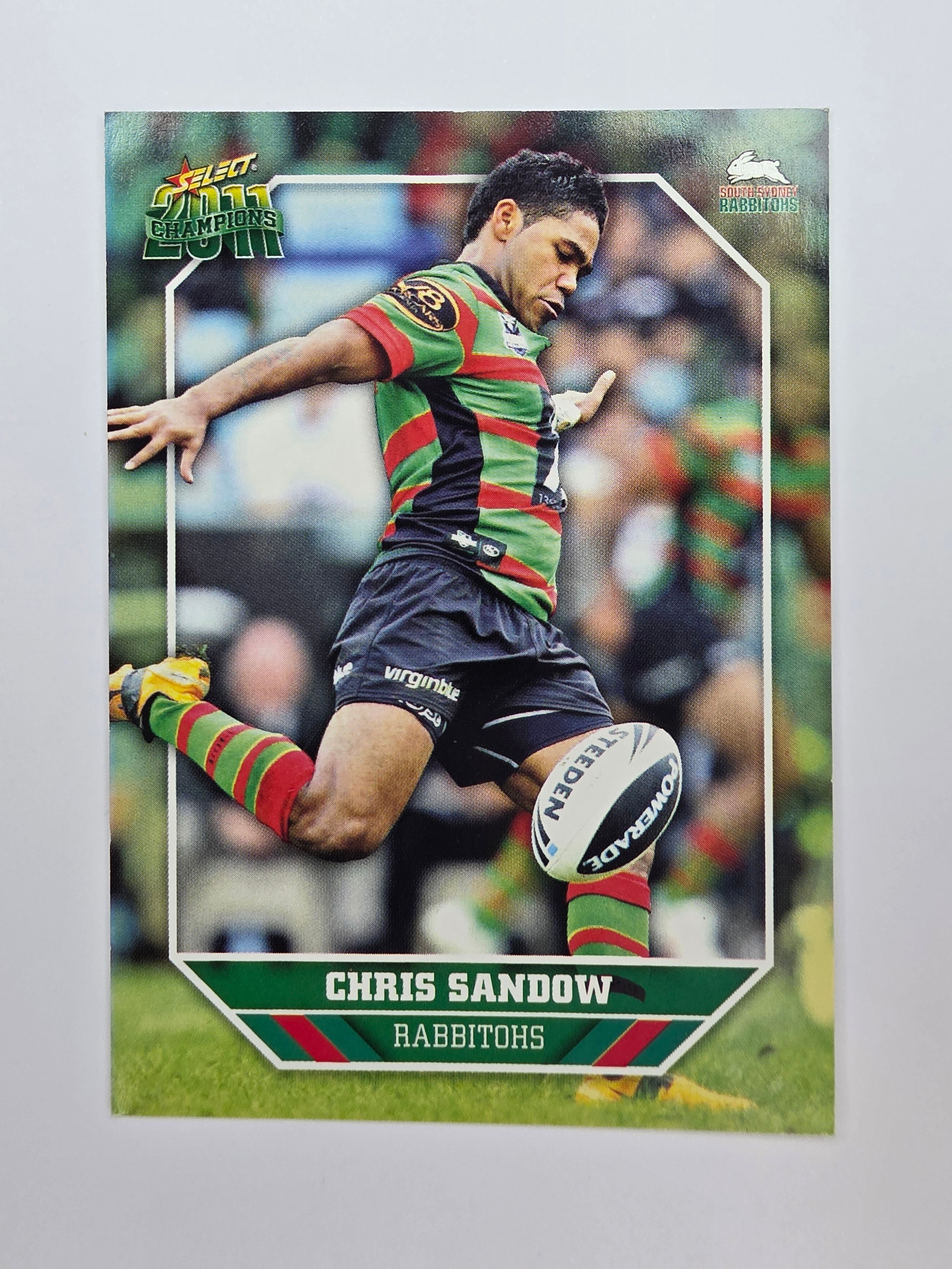 NRL 2011 Champions Base Card #156 Chris Sandow South Sydney Rabbitohs