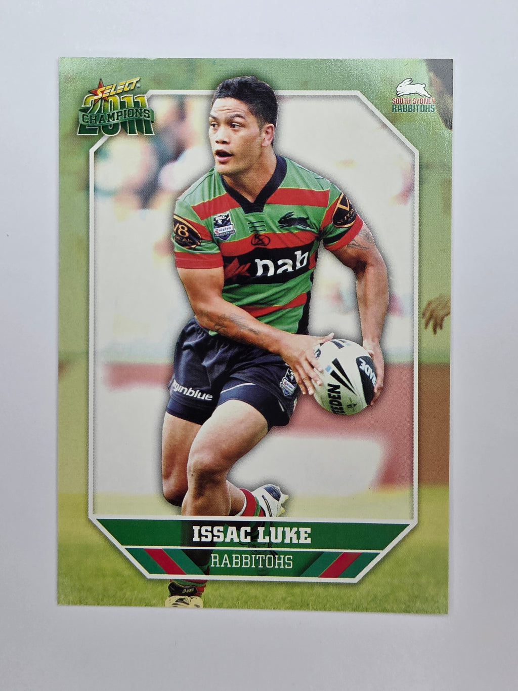 NRL 2011 Champions Base Card #153 Issac Luke South Sydney Rabbitohs