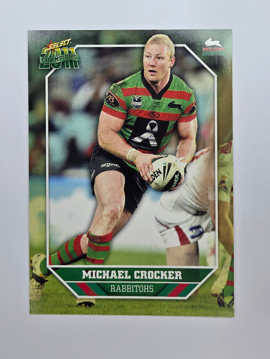 NRL 2011 Champions Base Card #152 Michael Crocker South Sydney Rabbitohs