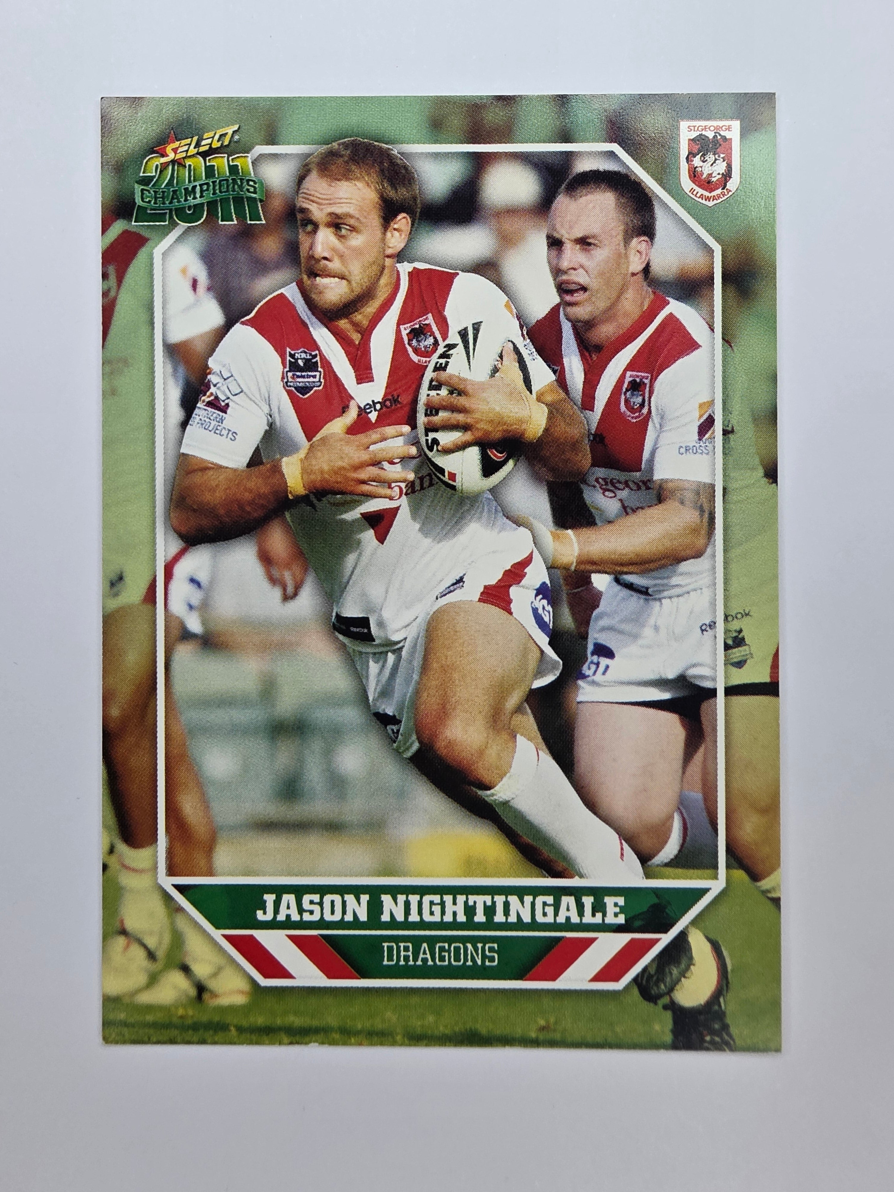 NRL 2011 Champions Base Card #146 Jason Nightingale St George Illawarra Dragons
