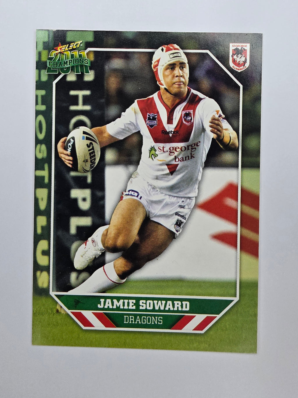 NRL 2011 Champions Base Card #145 Jamie Soward St George Illawarra Dragons
