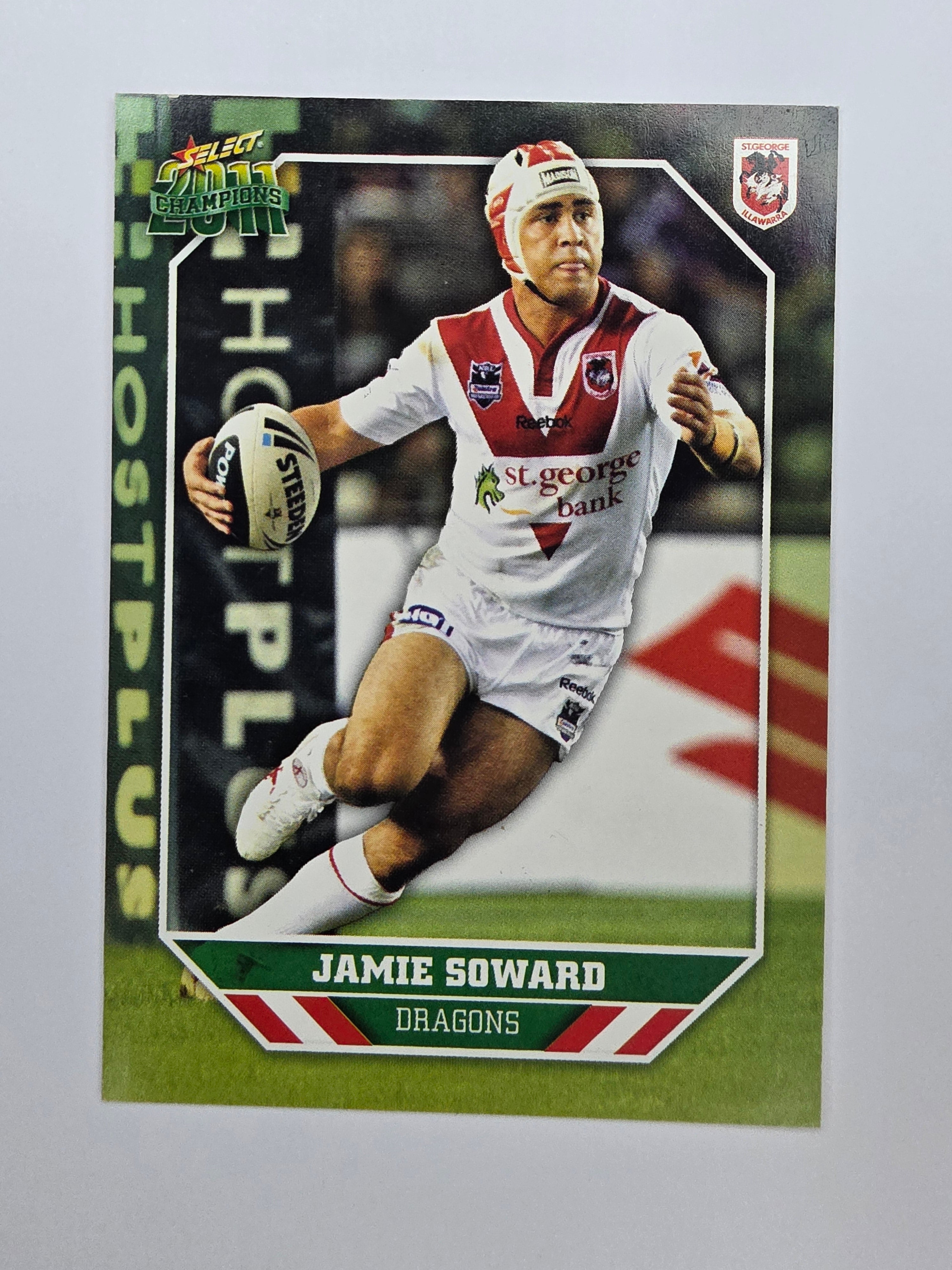 NRL 2011 Champions Base Card #145 Jamie Soward St George Illawarra Dragons