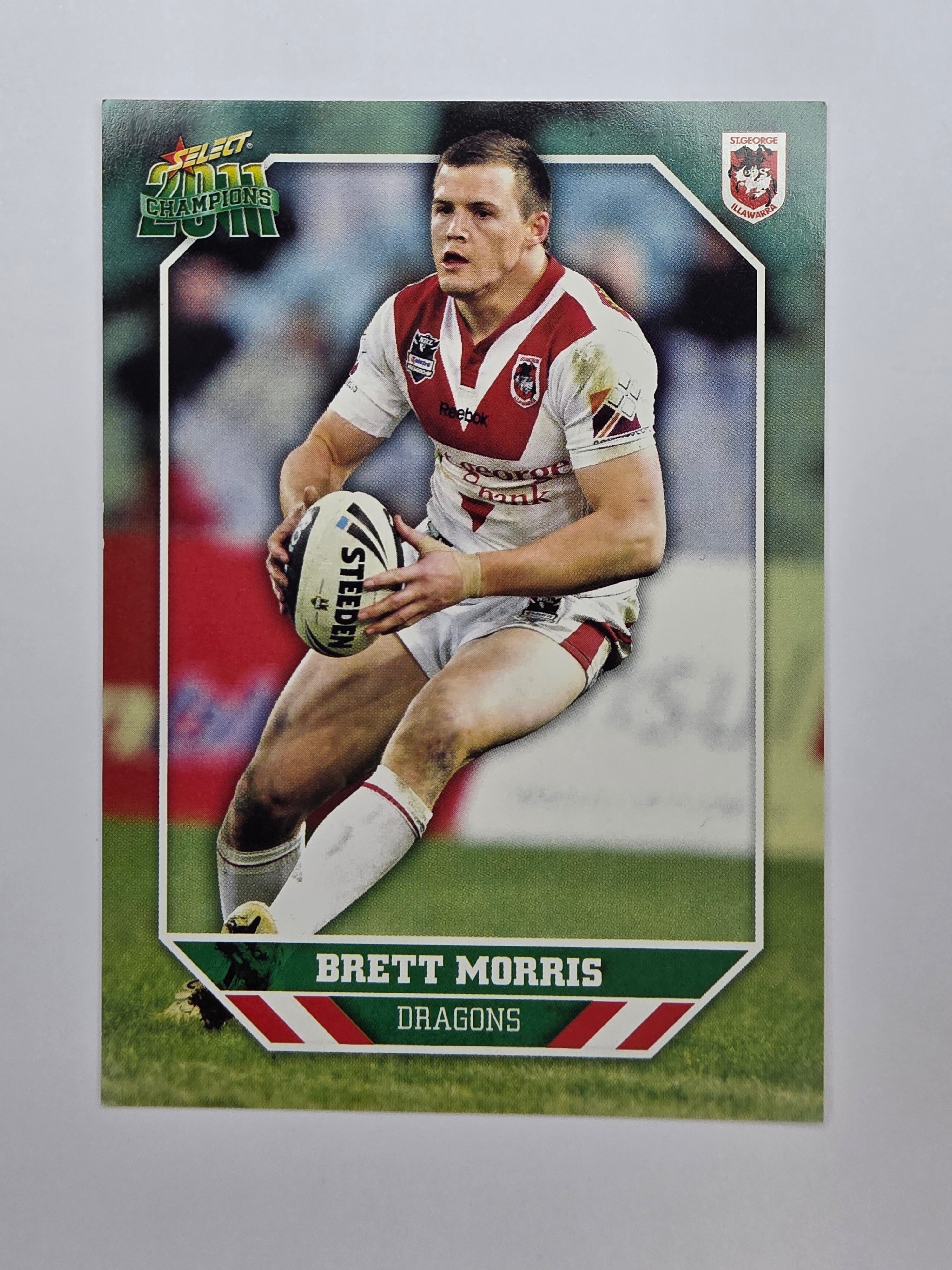 NRL 2011 Champions Base Card #141 Brett Morris St George Illawarra Dragons