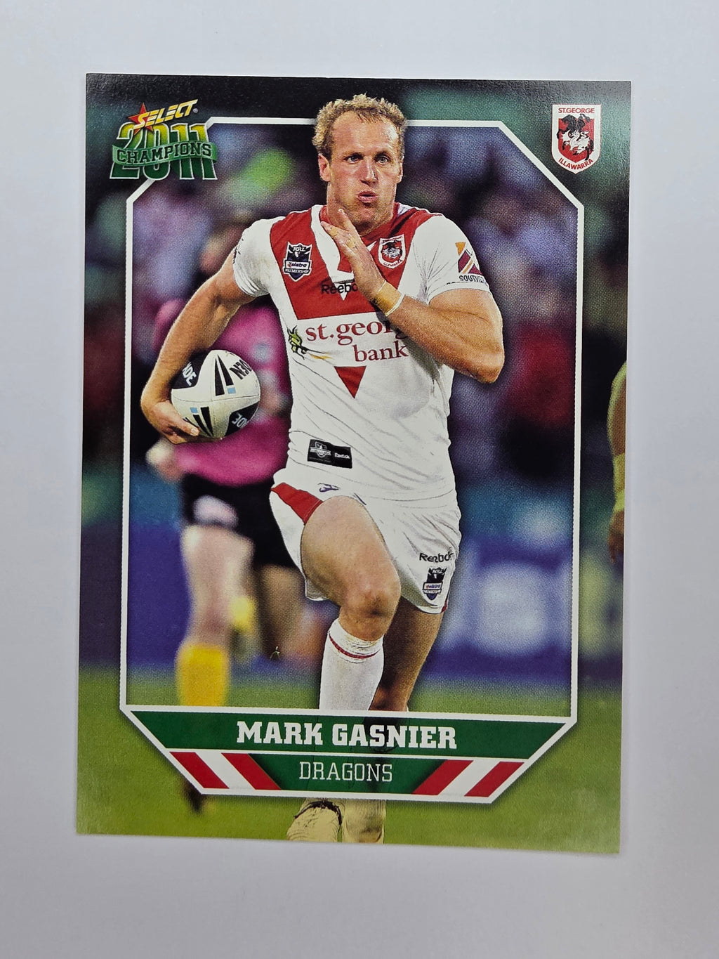 NRL 2011 Champions Base Card #139 Mark Gasnier St George Illawarra Dragons