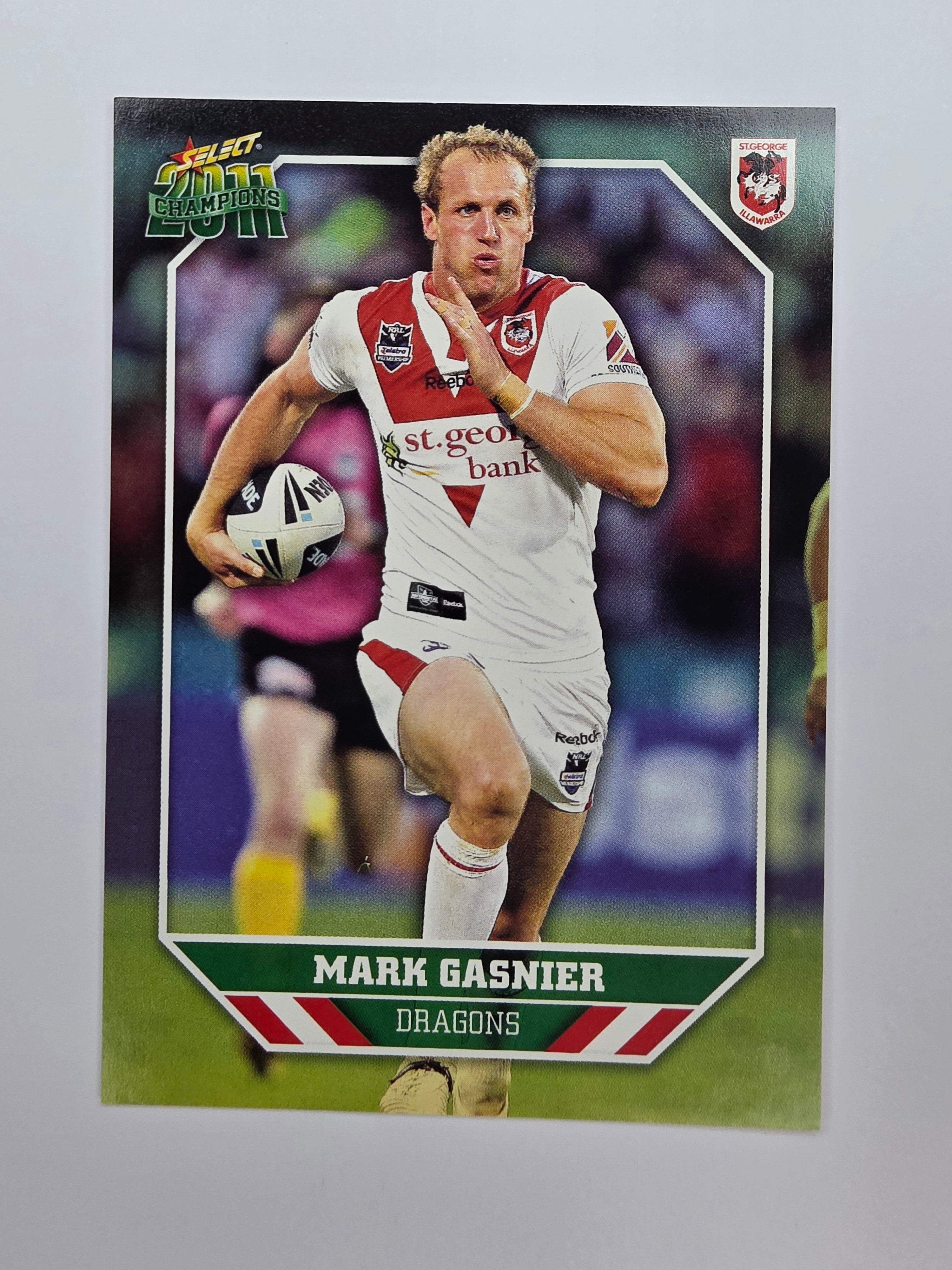 NRL 2011 Champions Base Card #139 Mark Gasnier St George Illawarra Dragons