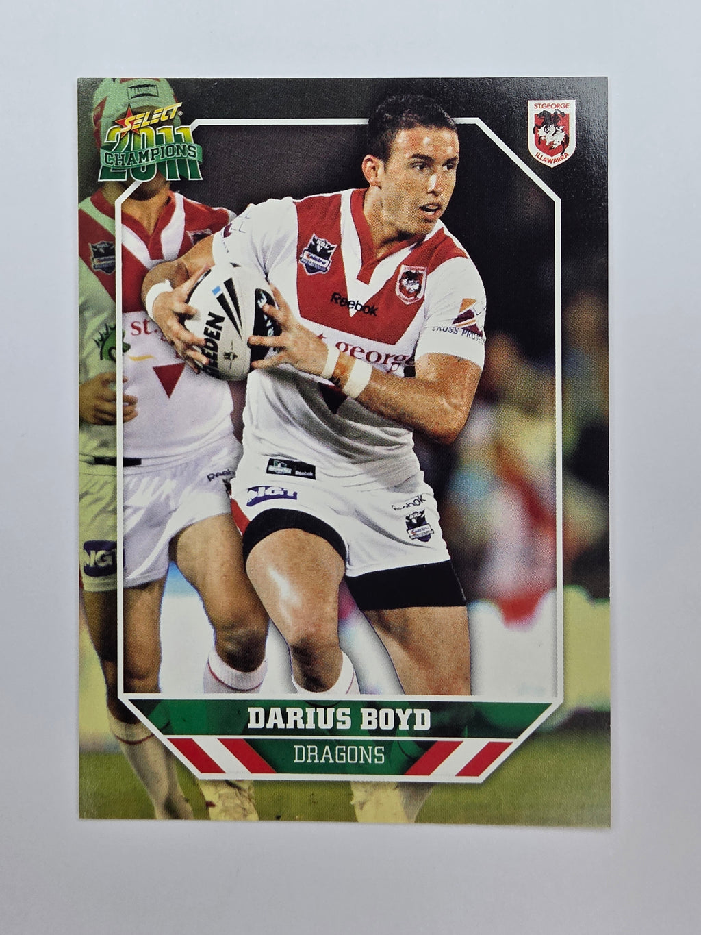 NRL 2011 Champions Base Card #138 Darius Boyd St George Illawarra Dragons