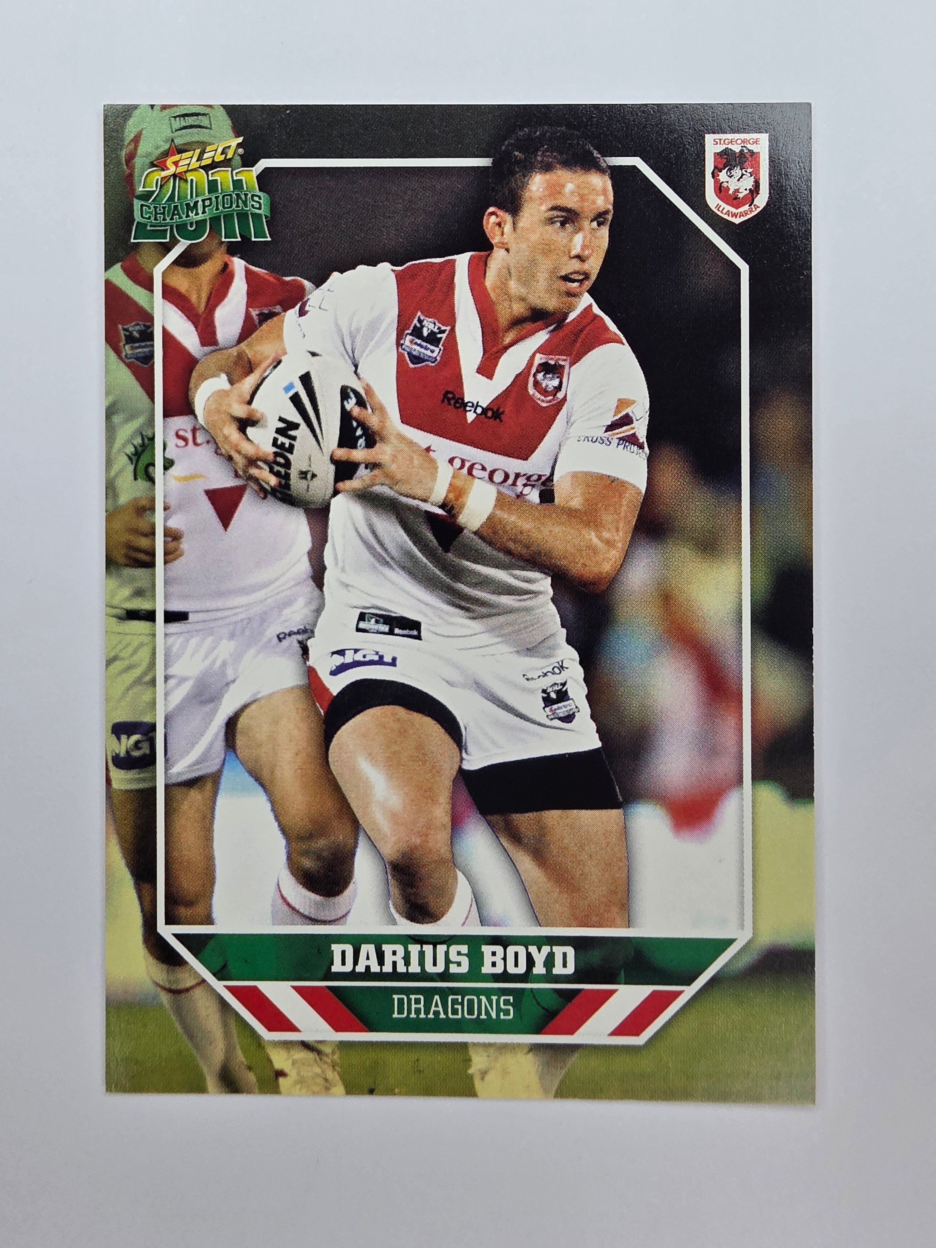 NRL 2011 Champions Base Card #138 Darius Boyd St George Illawarra Dragons