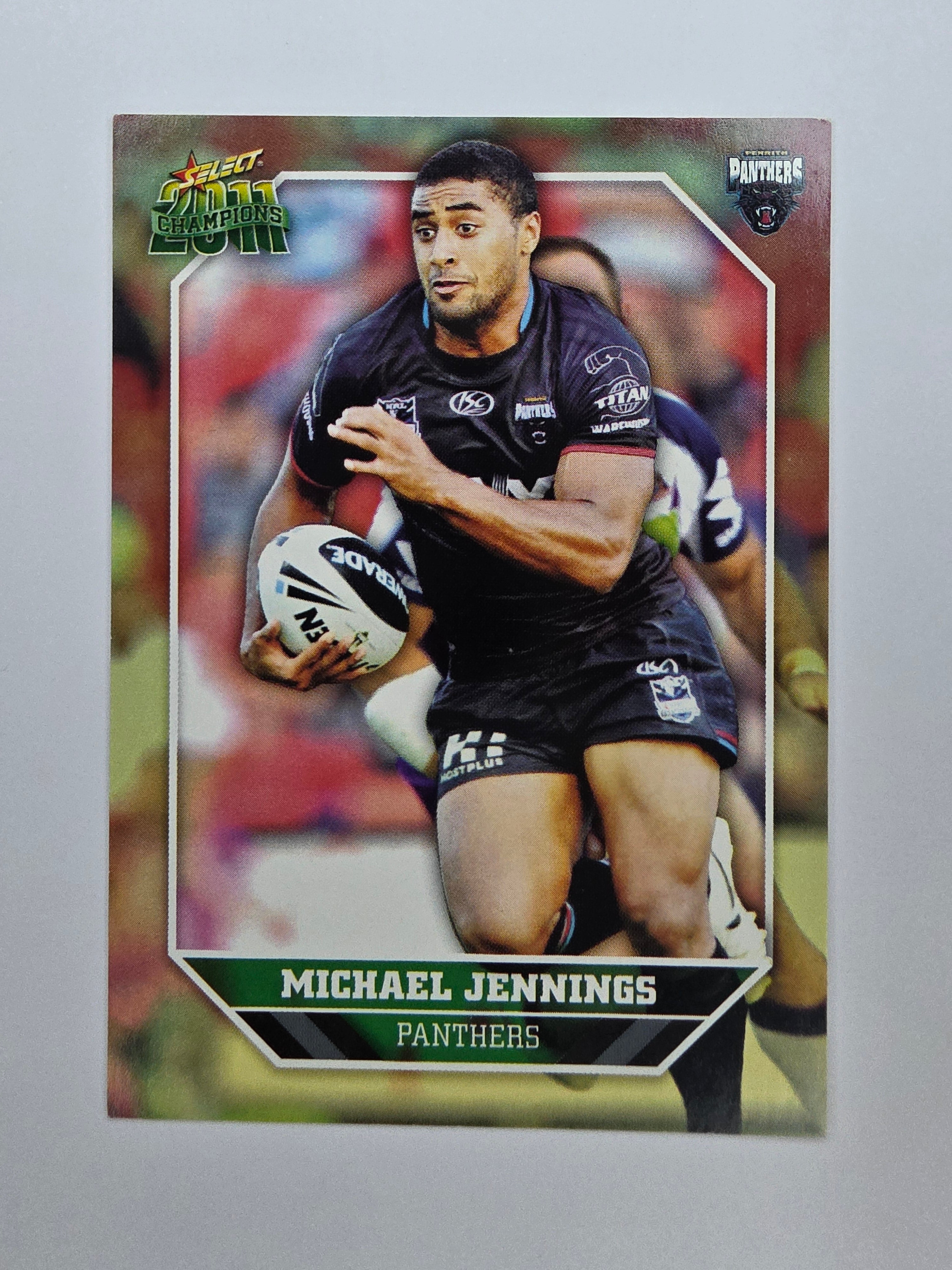 NRL 2011 Champions Base Card #132 Michael Jennings Penrith Panthers