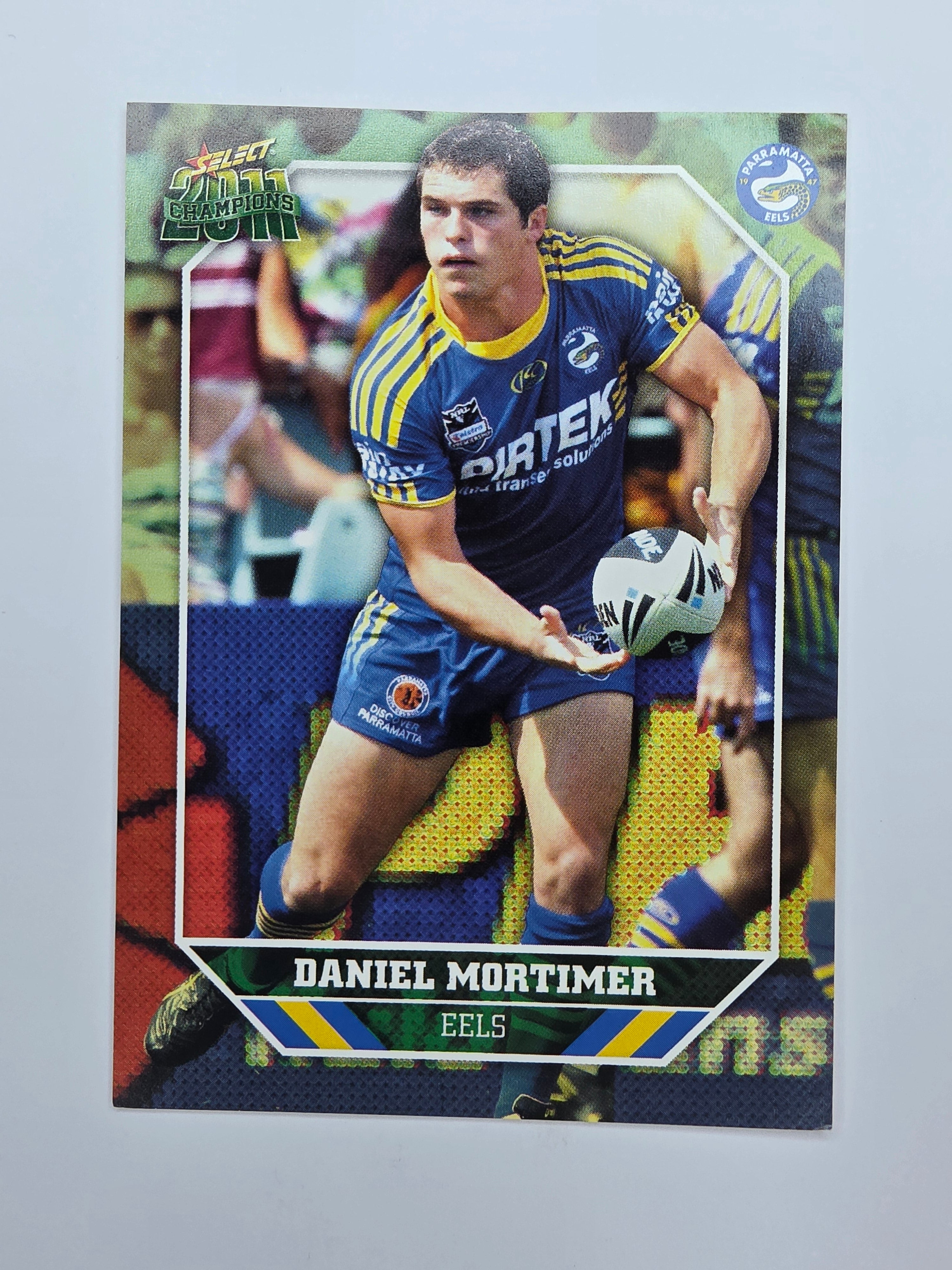 NRL 2011 Champions Base Card #122 Daniel Mortimer Parramatta Eels