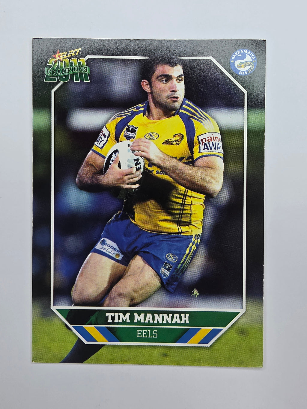 NRL 2011 Champions Base Card #119 Tim Mannah Parramatta Eels