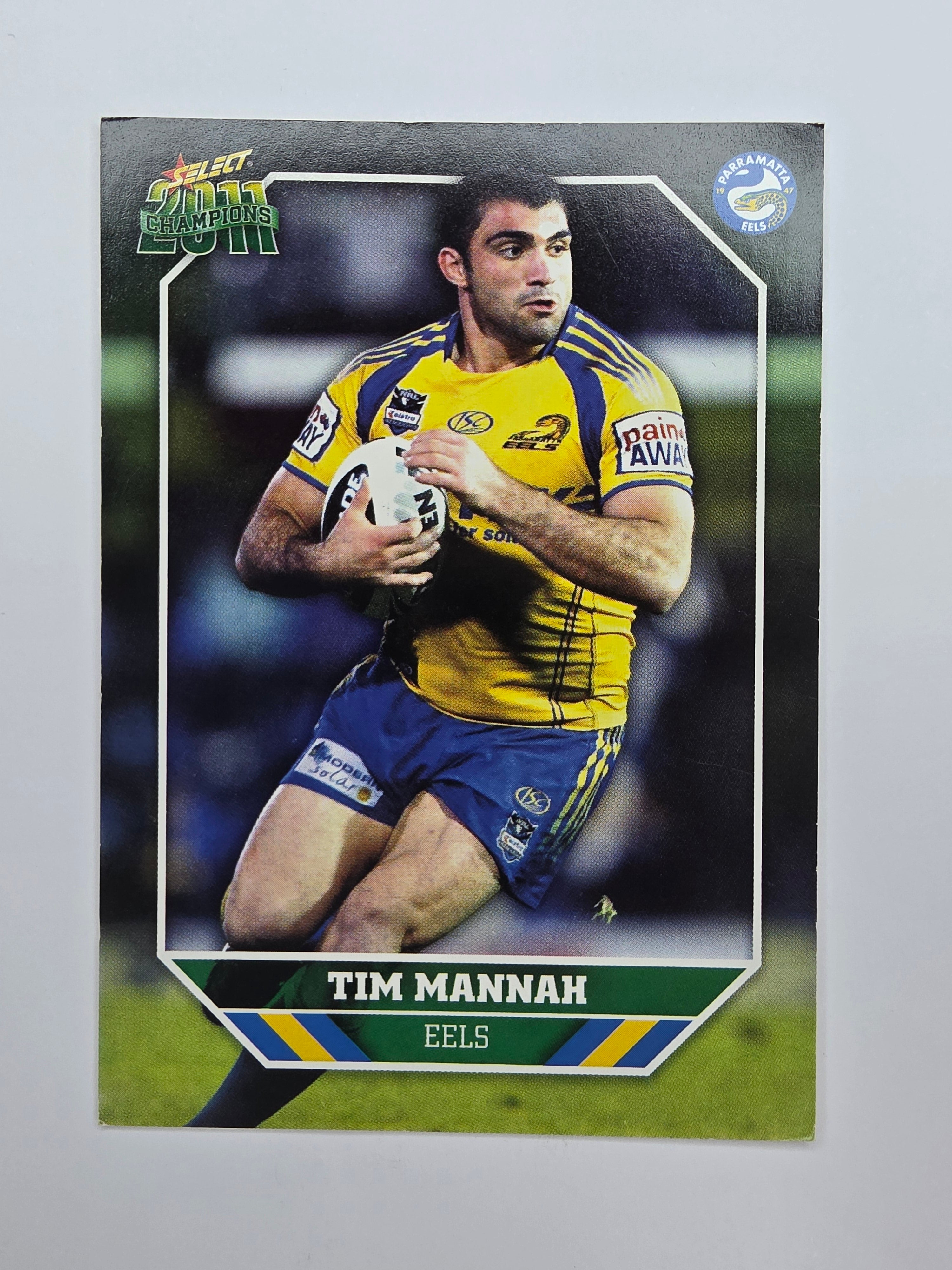 NRL 2011 Champions Base Card #119 Tim Mannah Parramatta Eels