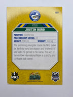 NRL 2011 Champions Base Card #118 Justin Horo Parramatta Eels