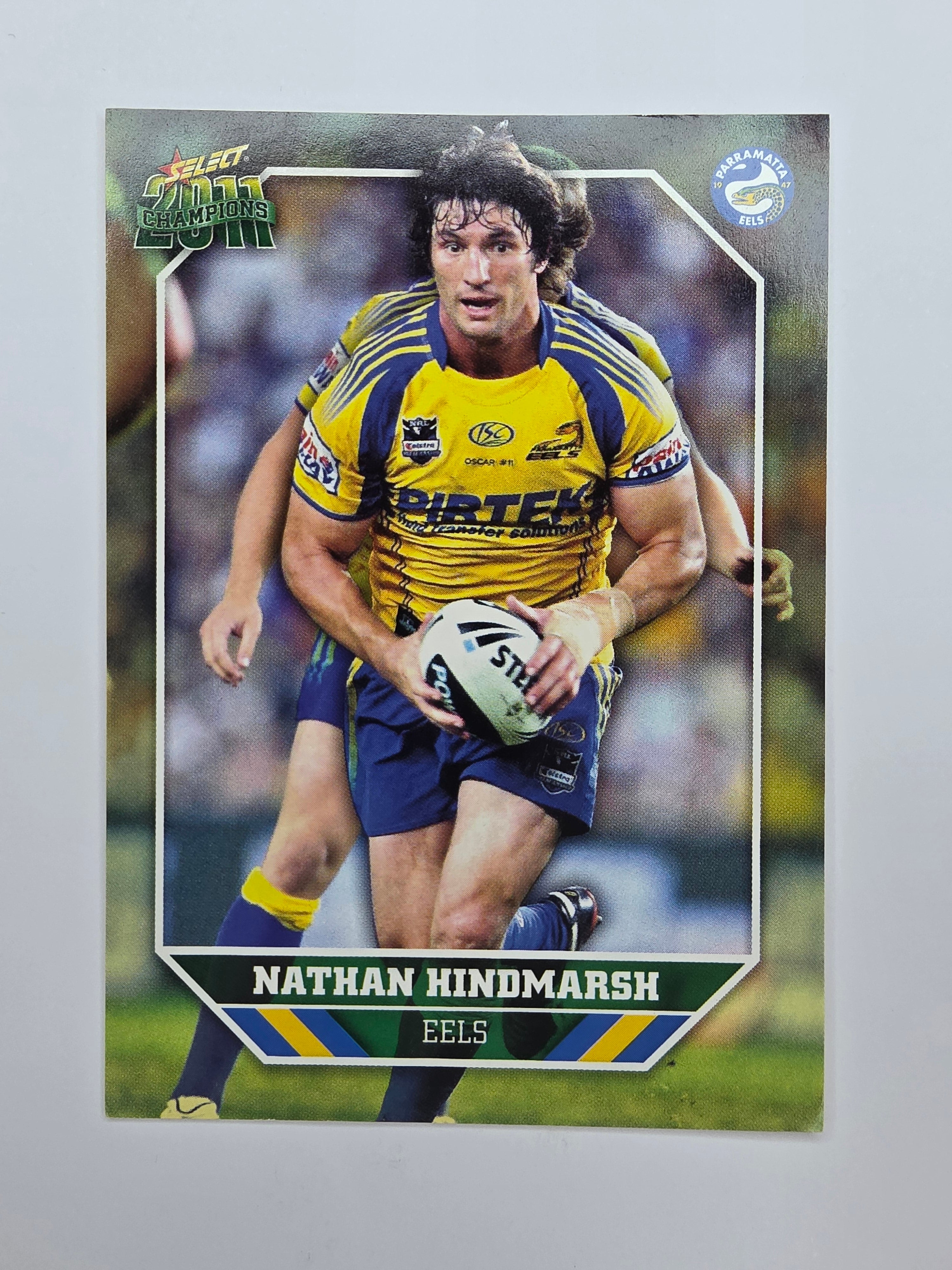 NRL 2011 Champions Base Card #117 Nathan Hindmarsh Parramatta Eels