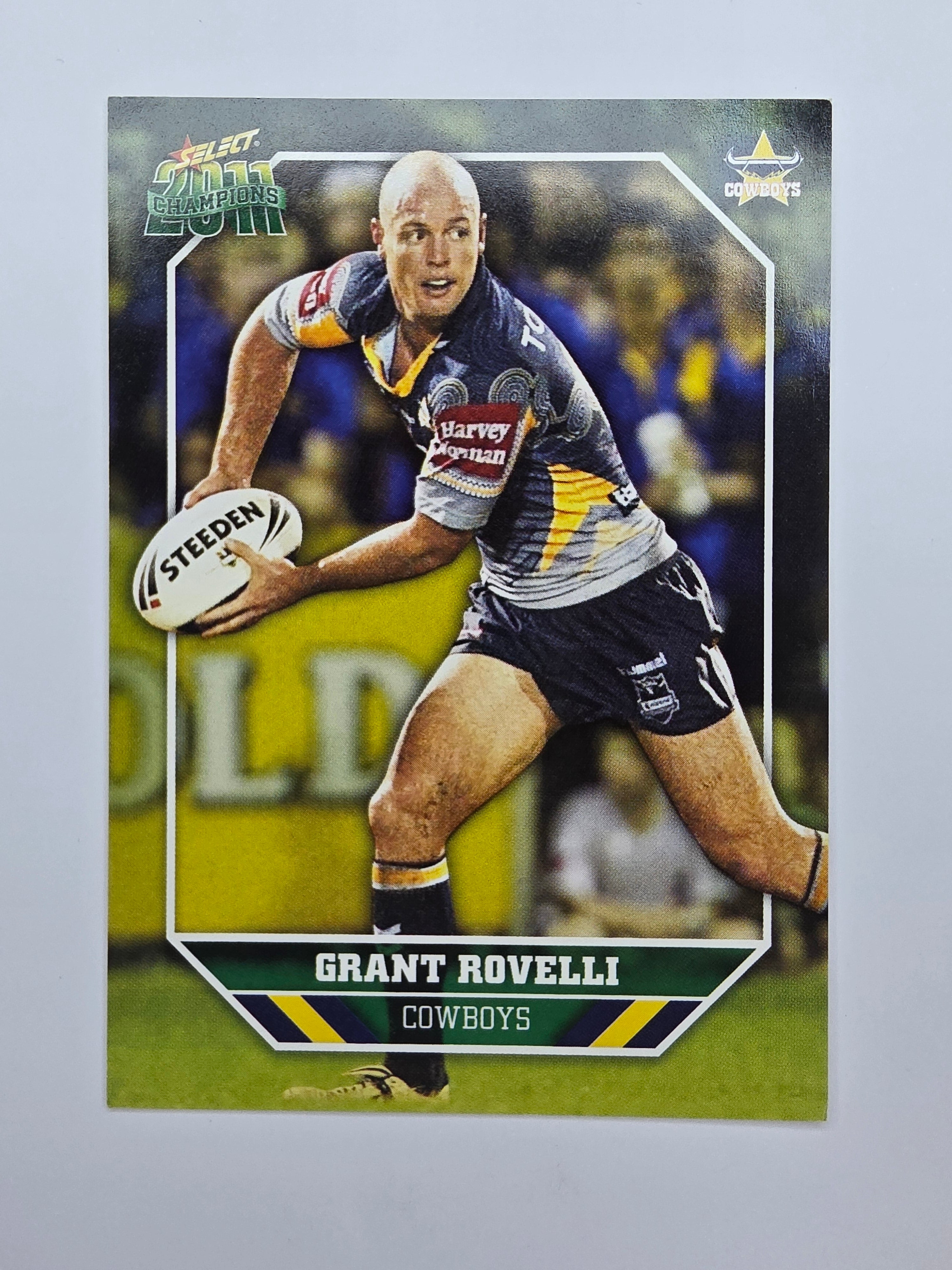 NRL 2011 Champions Base Card #110 Grant Rovelli North Queensland Cowboys