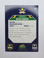 NRL 2011 Champions Base Card #106 Gavin Cooper North Queensland Cowboys