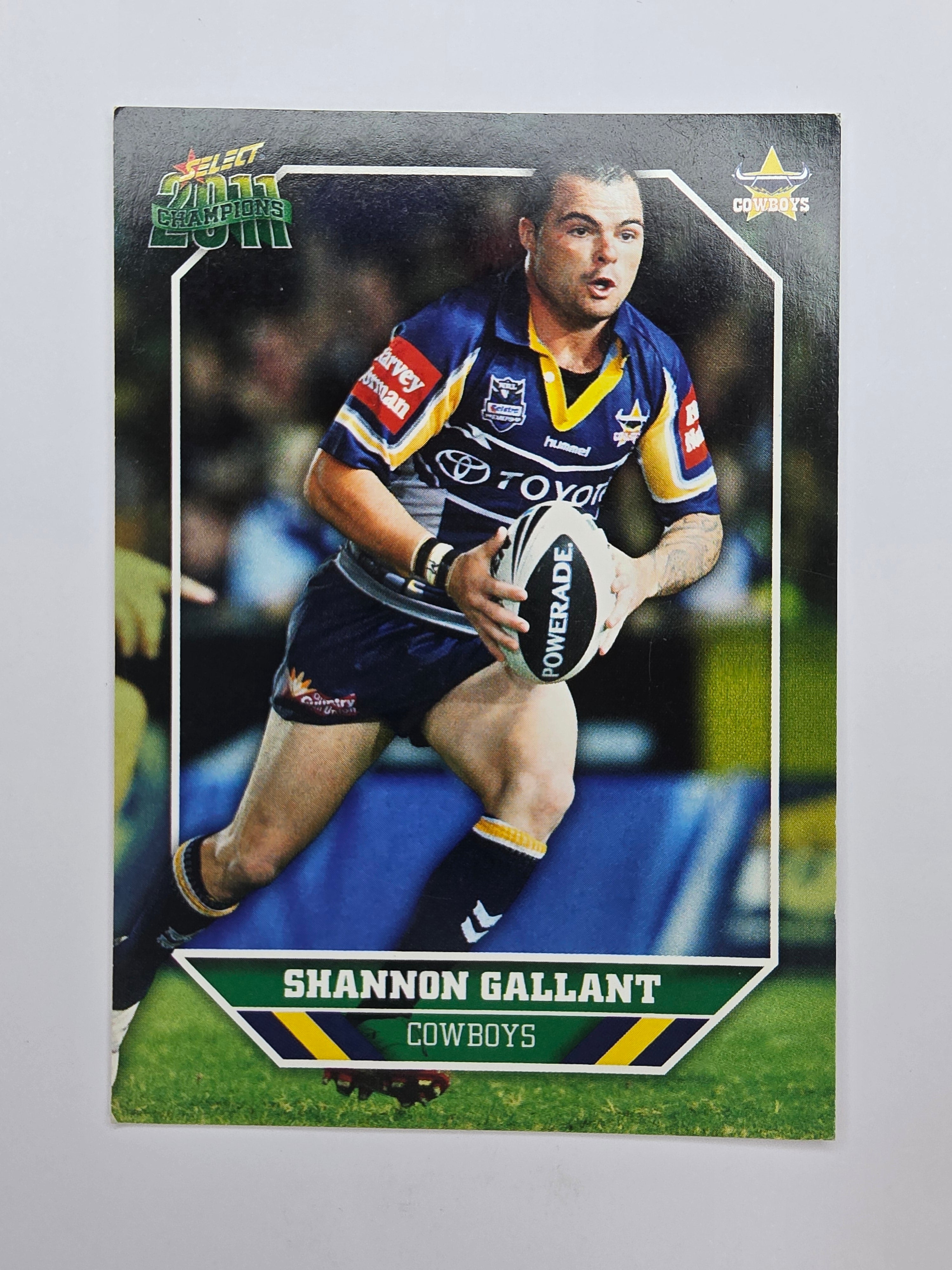 NRL 2011 Champions Base Card #104 Shannon Gallant North Queensland Cowboys