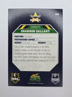 NRL 2011 Champions Base Card #104 Shannon Gallant North Queensland Cowboys