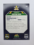 NRL 2011 Champions Base Card #102 Ashton Sims North Queensland Cowboys