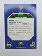 NRL 2011 Champions Base Card #97 Isaac De Gois Newcastle Knights