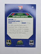 NRL 2011 Champions Base Card #93 Antonio Kaufusi Newcastle Knights