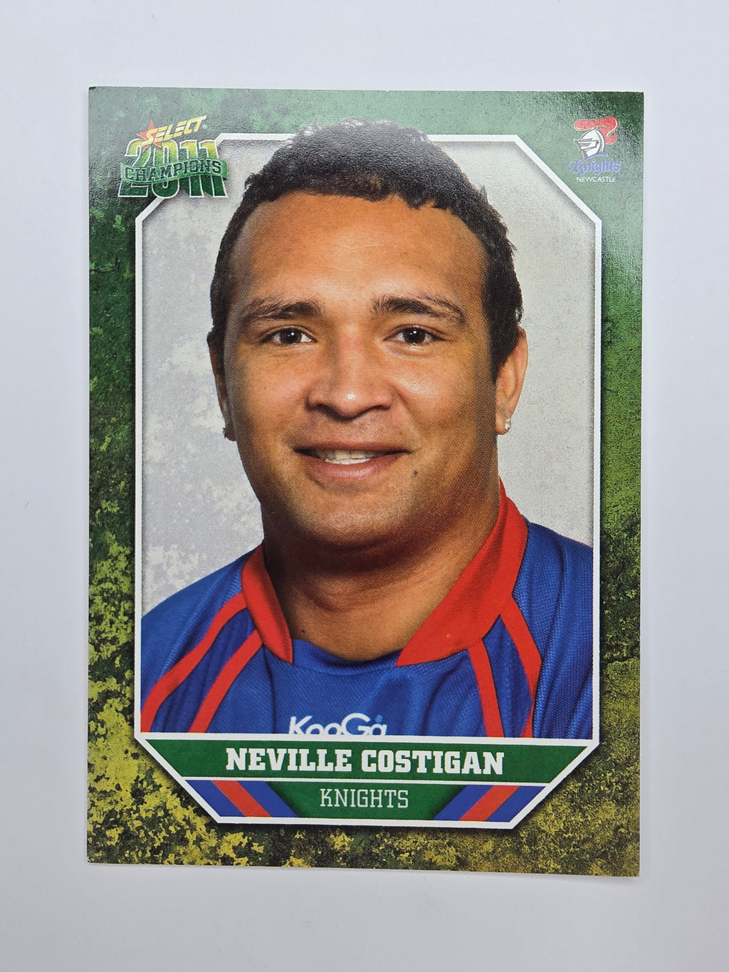 NRL 2011 Champions Base Card #92 Neville Costigan Newcastle Knights
