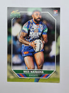 NRL 2011 Champions Base Card #91 Wes Naiqama Newcastle Knights