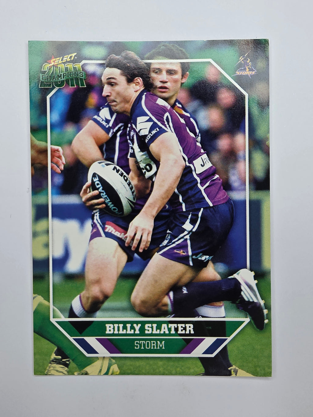 NRL 2011 Champions Base Card #87 Billy Slater Melbourne Storm