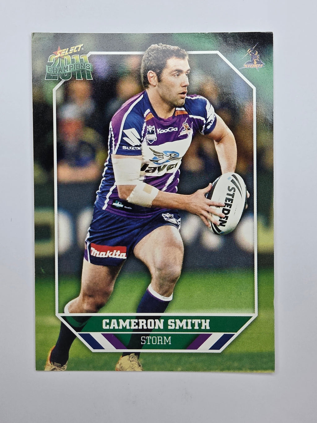 NRL 2011 Champions Base Card #77 Cameron Smith Melbourne Storm