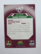 NRL 2011 Champions Base Card #75 Glenn Stewart Manly Warringah Sea Eagles