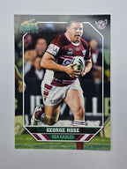 NRL 2011 Champions Base Card #71 George Rose Manly Warringah Sea Eagles