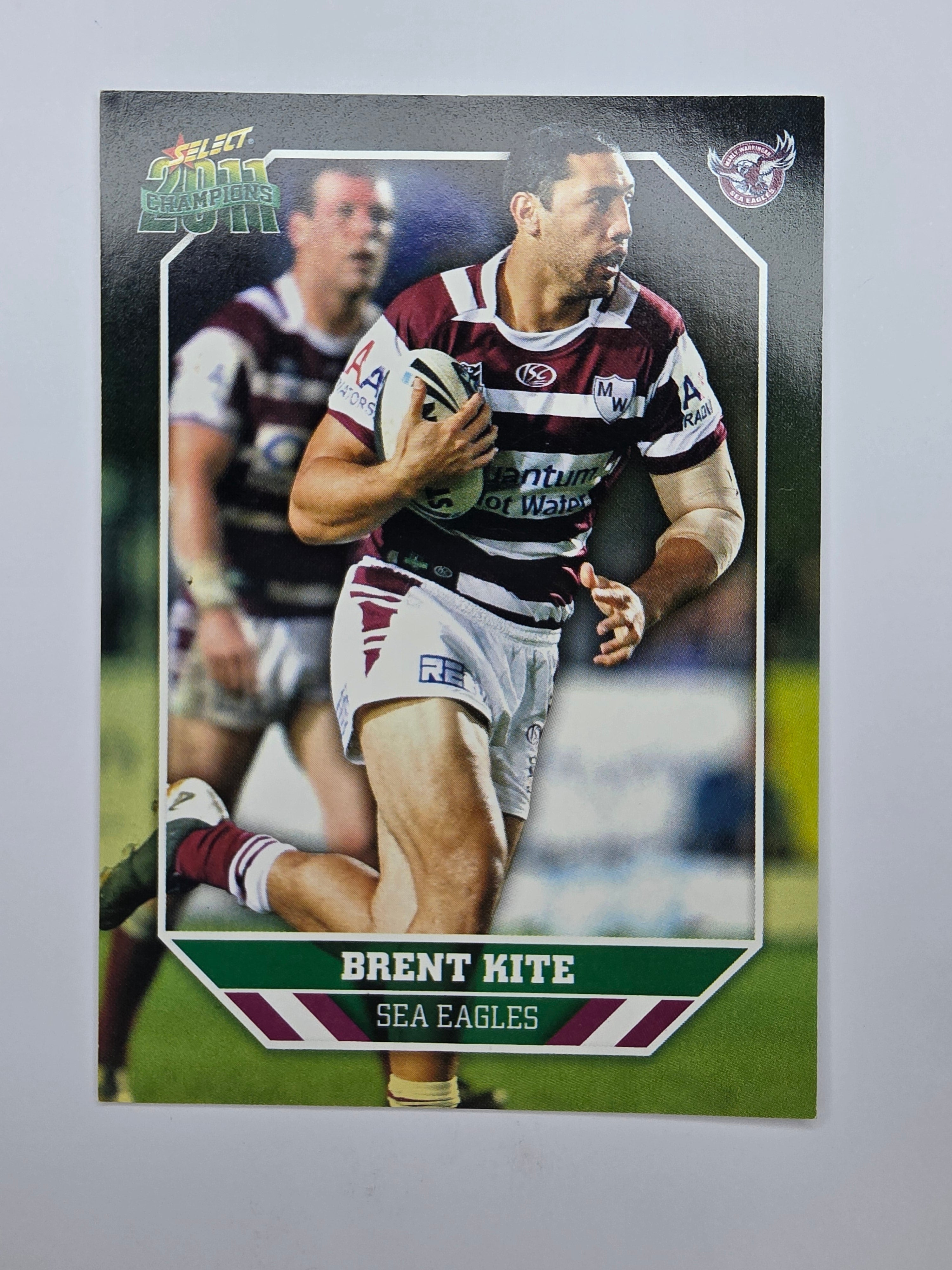 NRL 2011 Champions Base Card #69 Brent Kite Manly Warringah Sea Eagles
