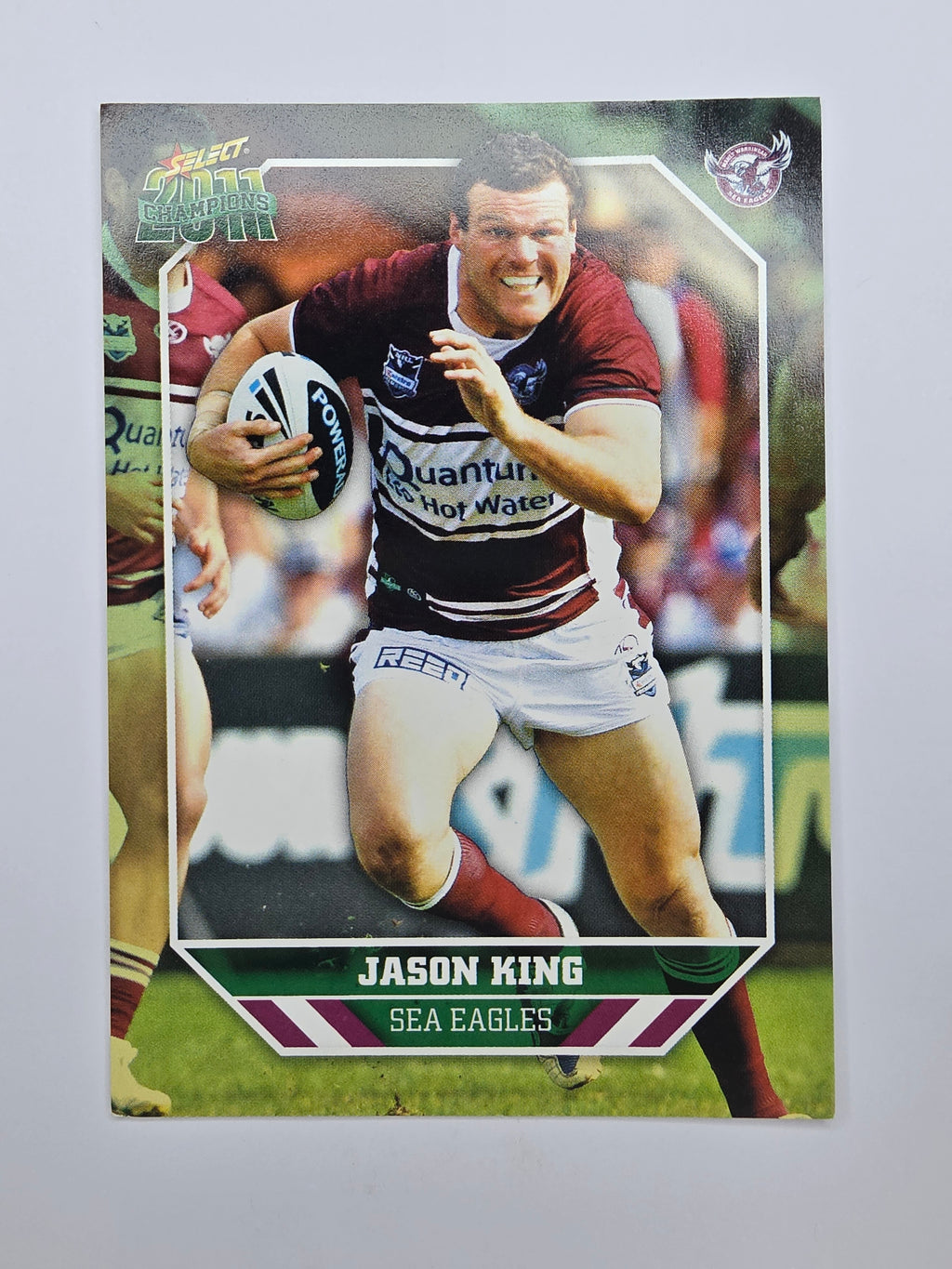 NRL 2011 Champions Base Card #68 Jason King Manly Warringah Sea Eagles
