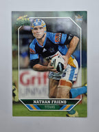 NRL 2011 Champions Base Card #57 Nathan Friend Gold Coast Titans