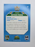 NRL 2011 Champions Base Card #57 Nathan Friend Gold Coast Titans