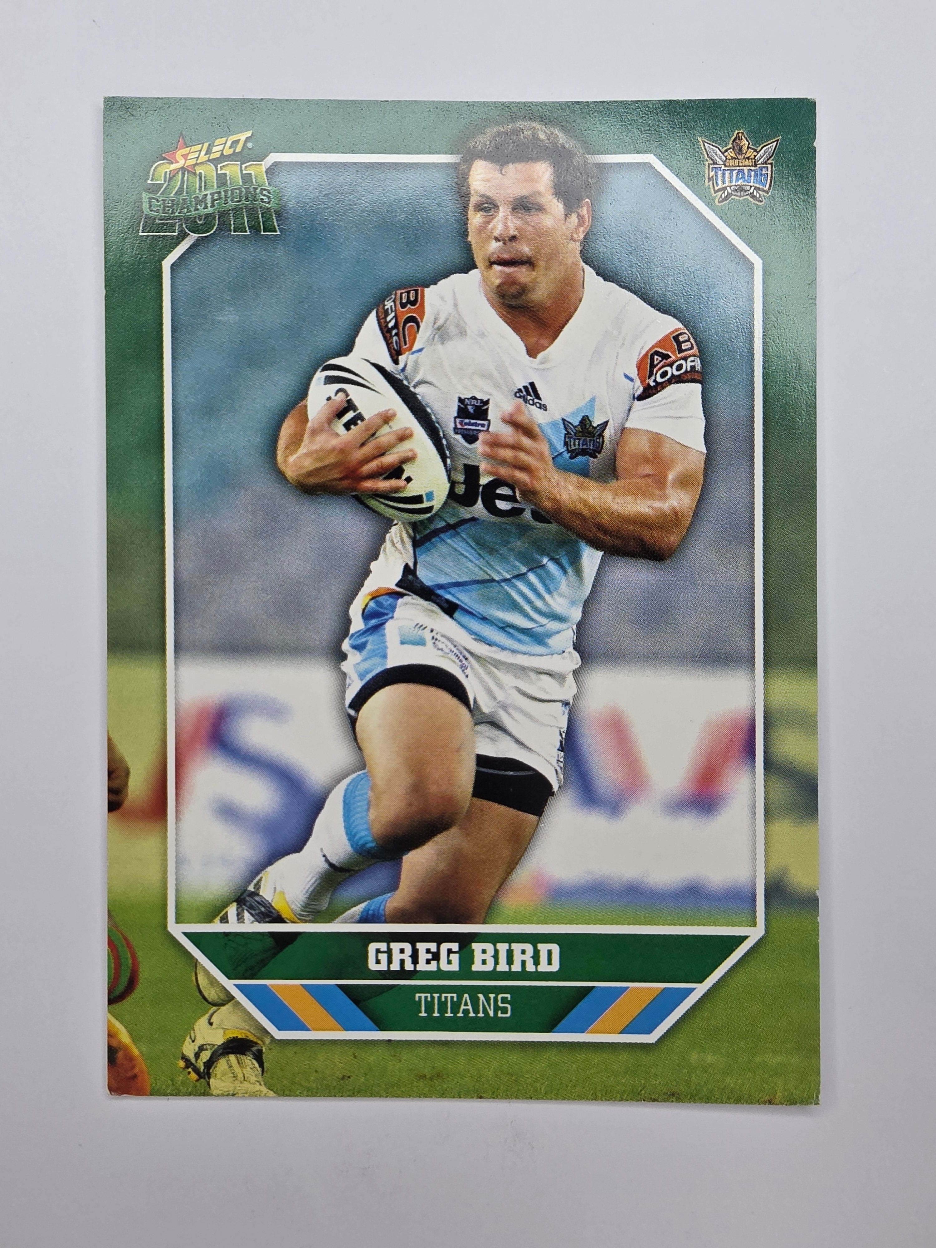 NRL 2011 Champions Base Card #56 Greg Bird Gold Coast Titans