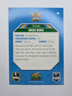 NRL 2011 Champions Base Card #56 Greg Bird Gold Coast Titans