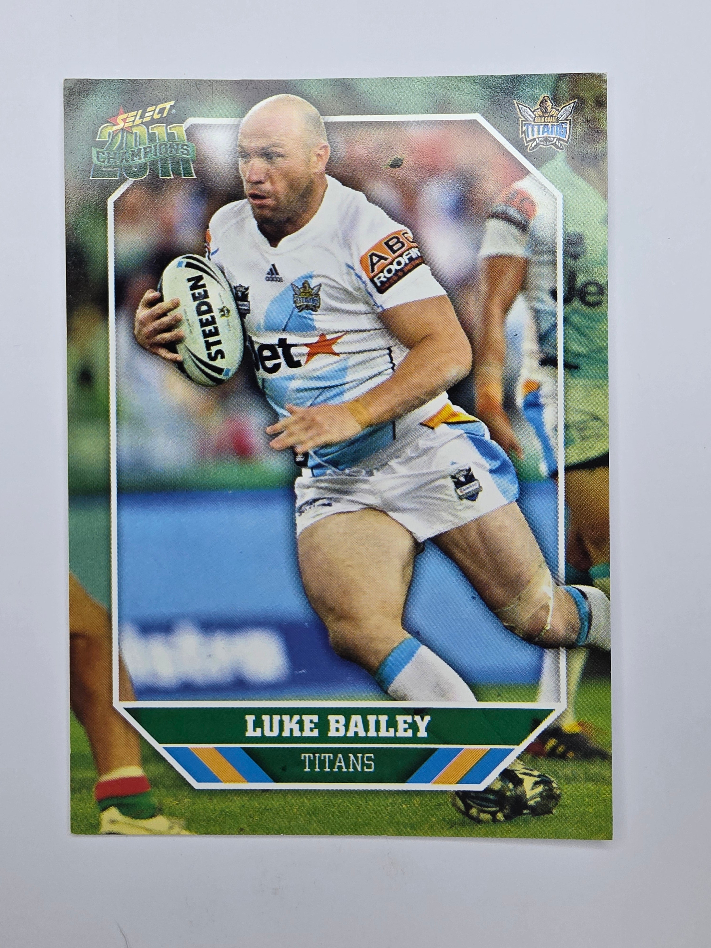NRL 2011 Champions Base Card #54 Luke Bailey Gold Coast Titans