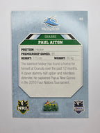 NRL 2011 Champions Base Card #44 Paul Aiton Cronulla Sutherland Sharks