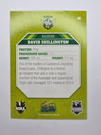NRL 2011 Champions Base Card #39 David Shillington Canberra Raiders