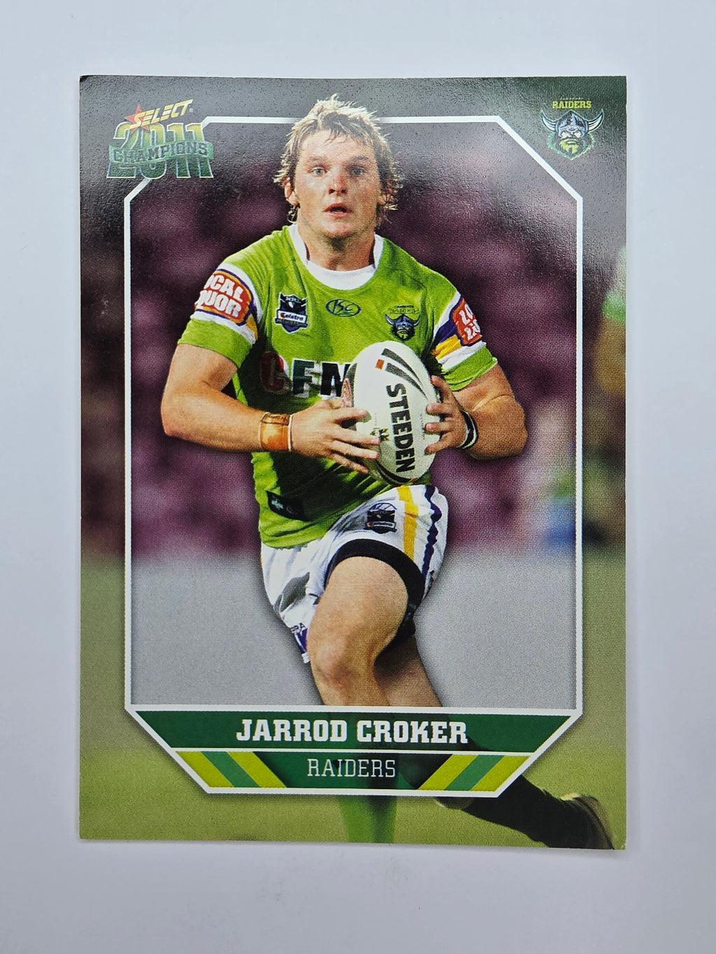 NRL 2011 Champions Base Card #38 Jarrod Croker Canberra Raiders
