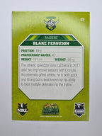 NRL 2011 Champions Base Card #37 Blake Ferguson Canberra Raiders