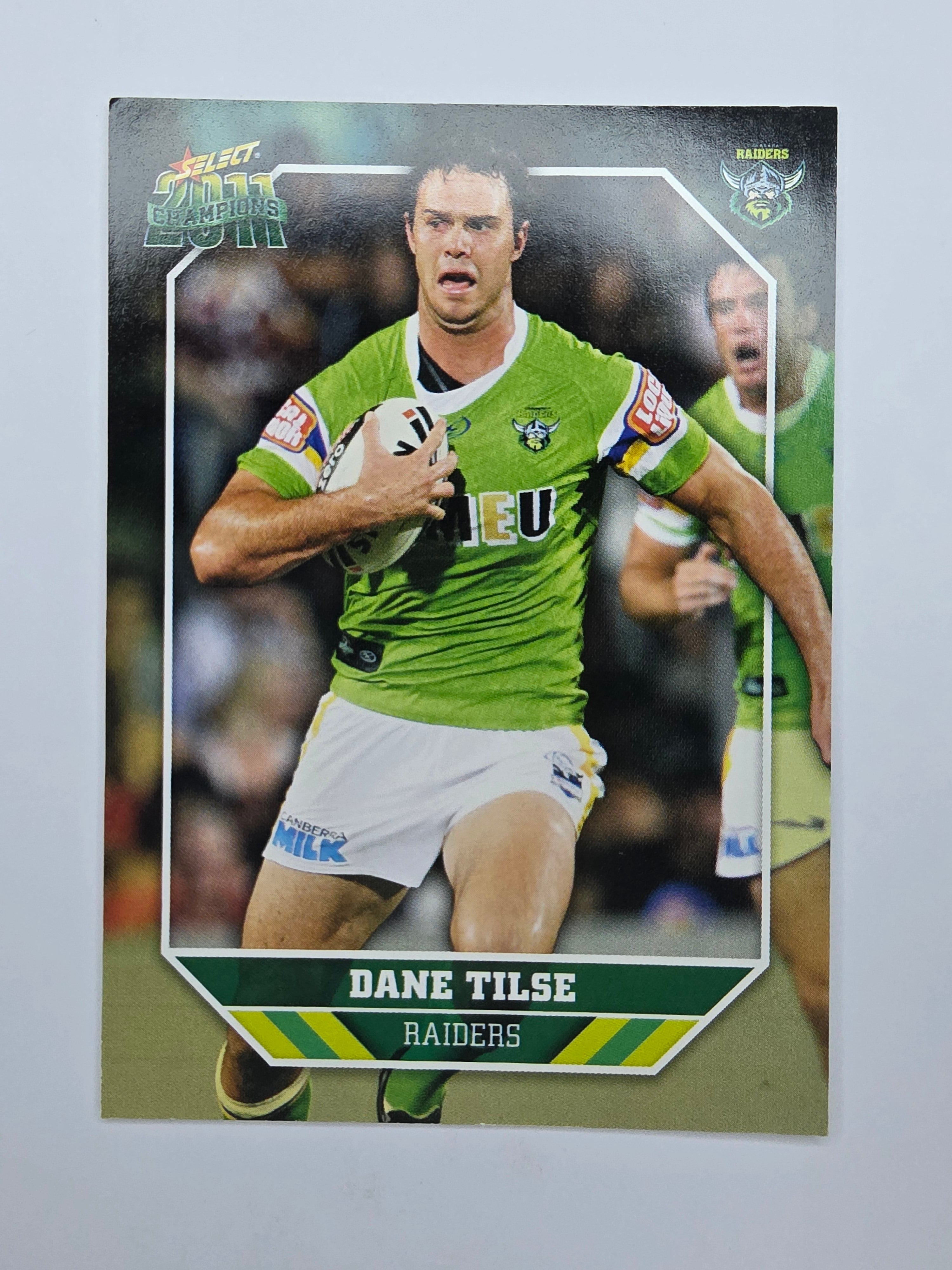 NRL 2011 Champions Base Card #36 Dane Tilse Canberra Raiders