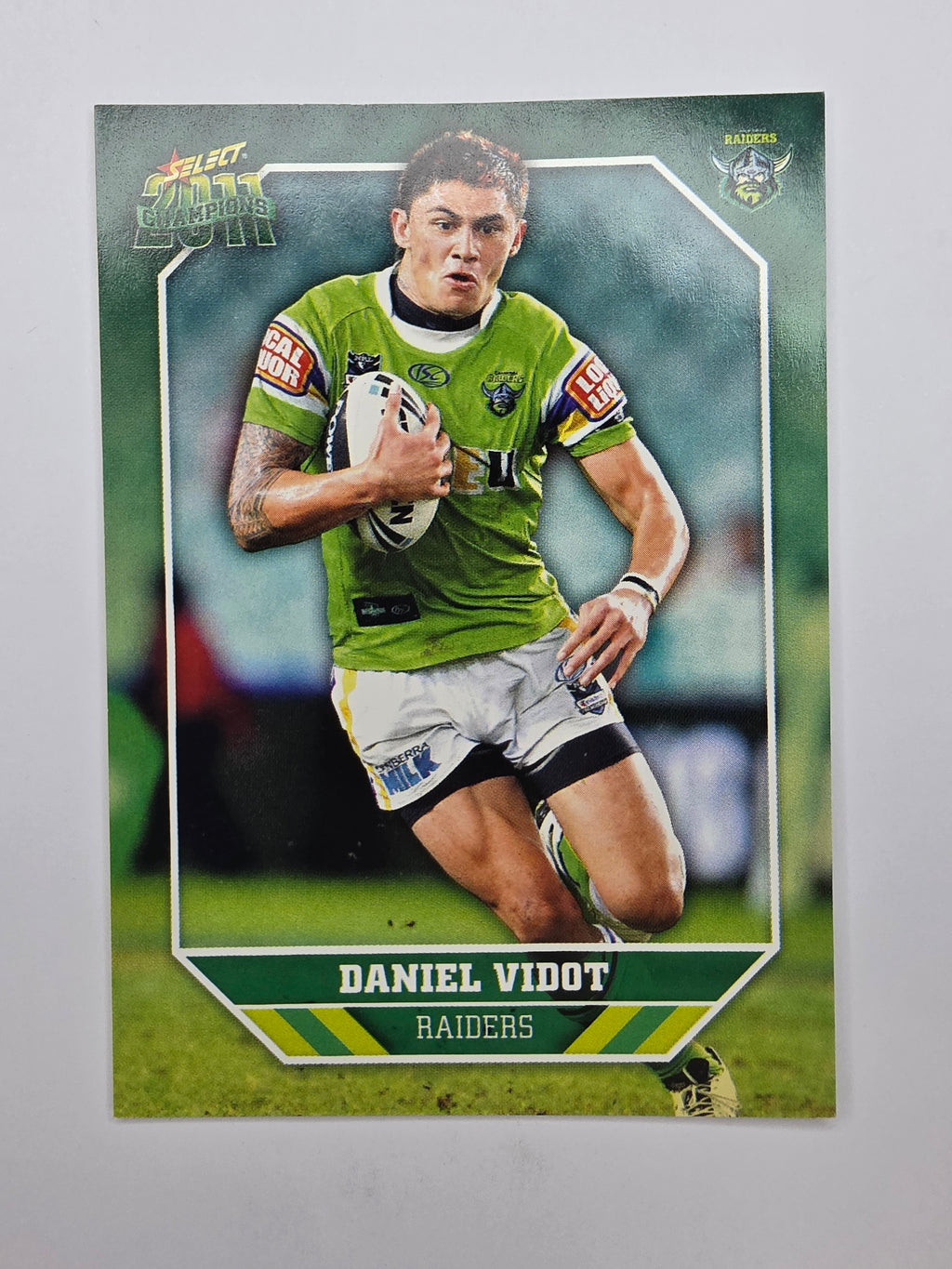 NRL 2011 Champions Base Card #35 Daniel Vidot Canberra Raiders